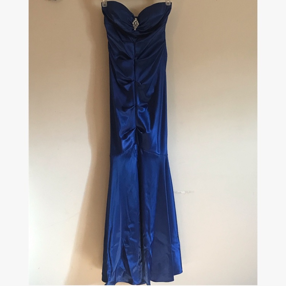 Royal blue prom dress